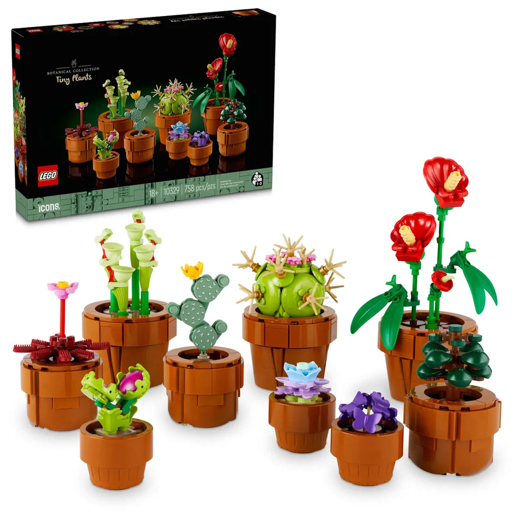 Lego Botanicals Tiny Plants Box & Built Plants