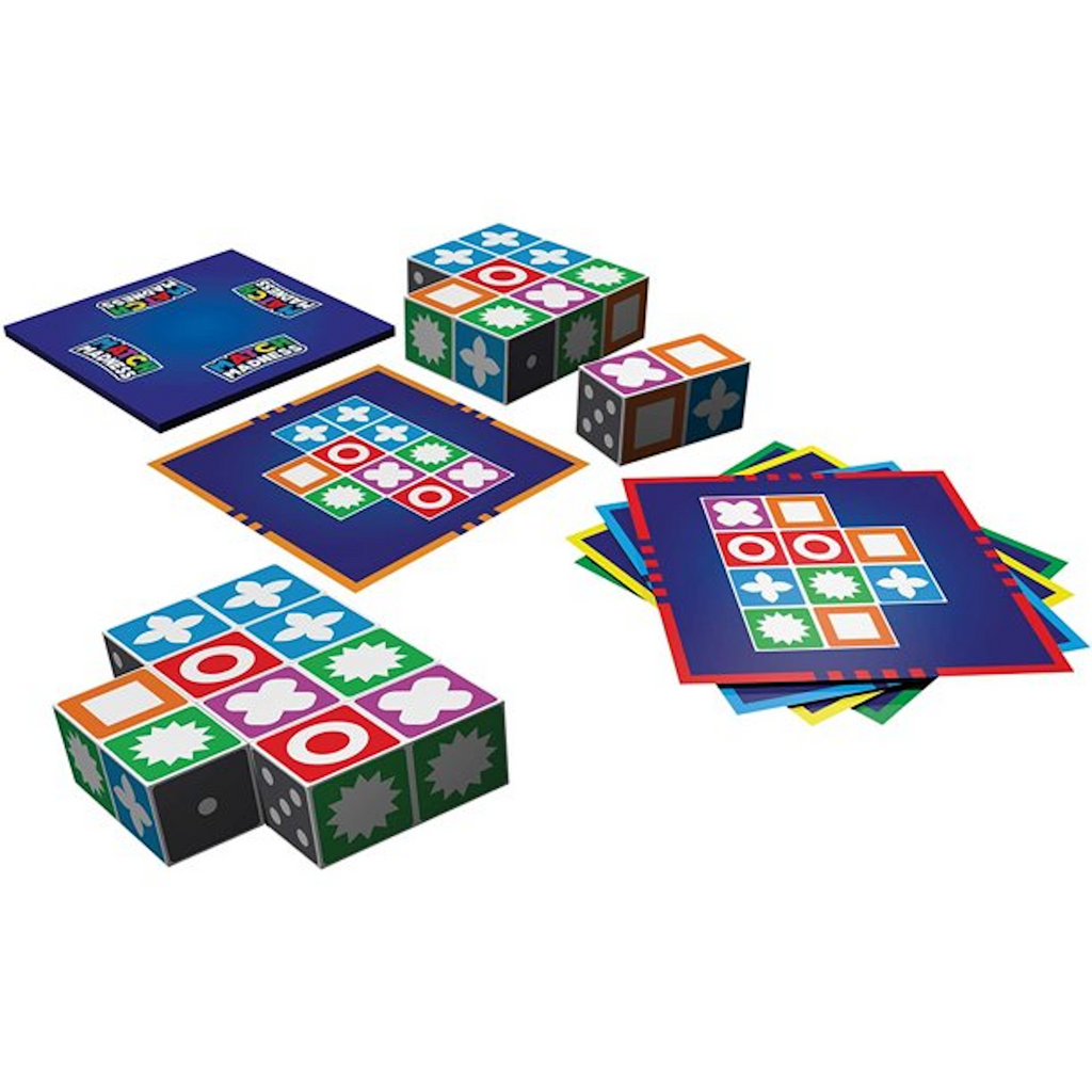 Match Madness cards and blocks