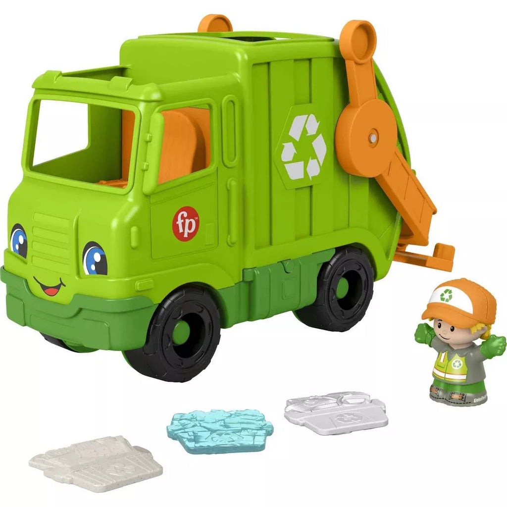 Little People Recycling Truck Contents