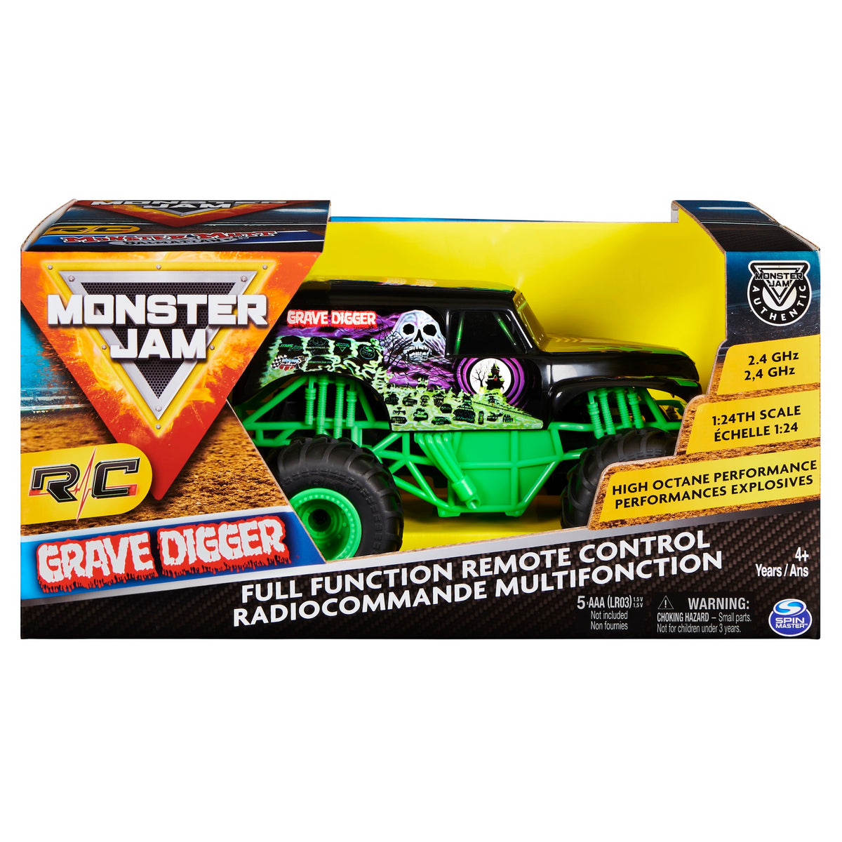 ラジコン1スターライト50 Monster Jam Grave Digger RC | Wonder Works Toys