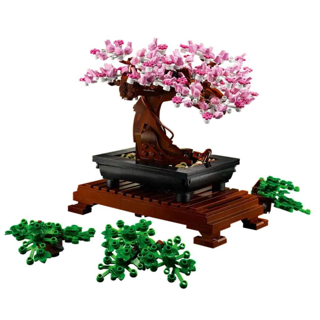 Lego Botanicals Bonsai Tree Built with Cherry Blossoms