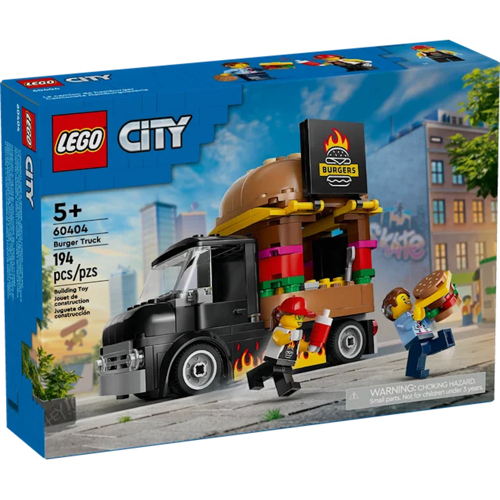 Front of Lego City Burger Truck Box