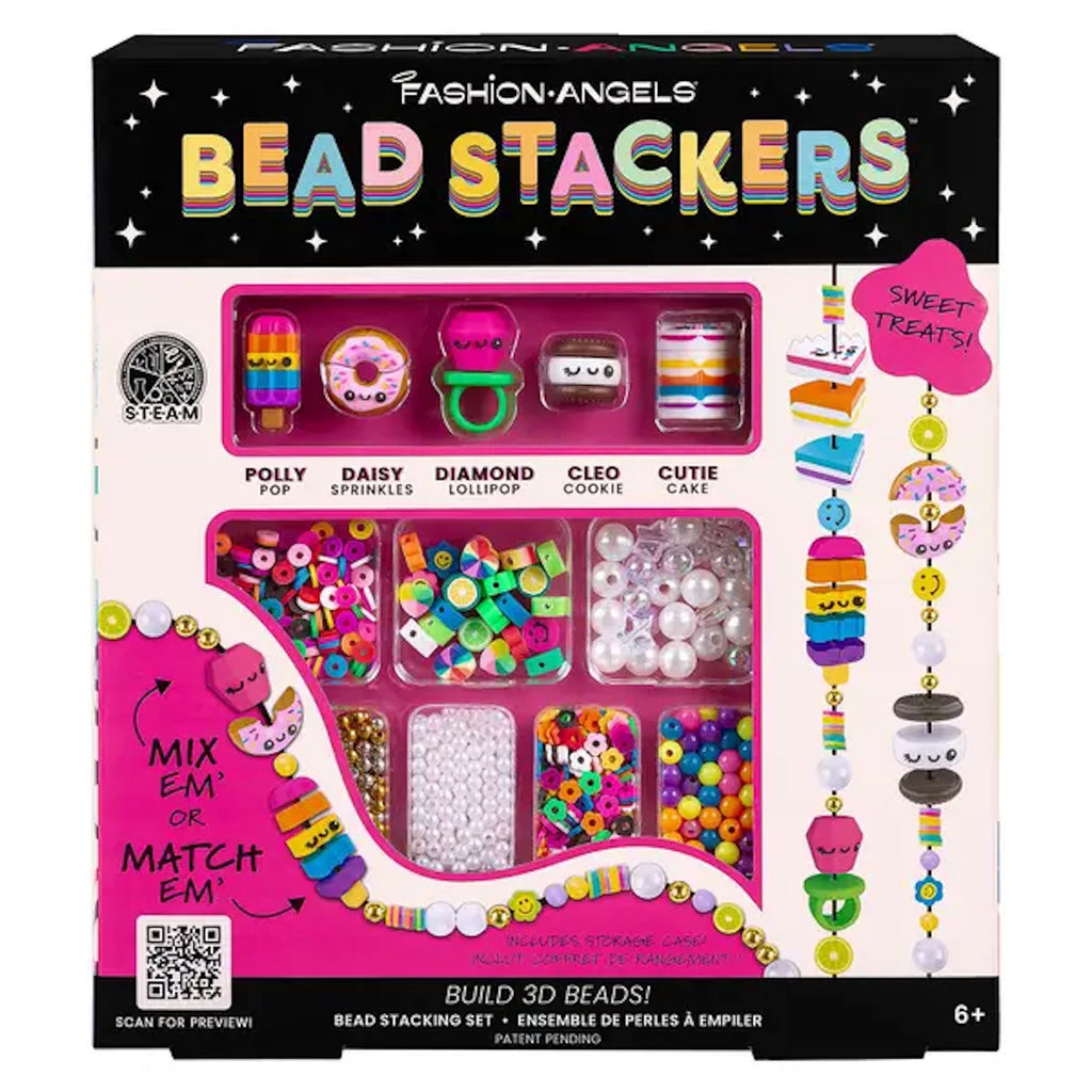 Front of Stack Attack Bead Stackers: Sweet Treats Box