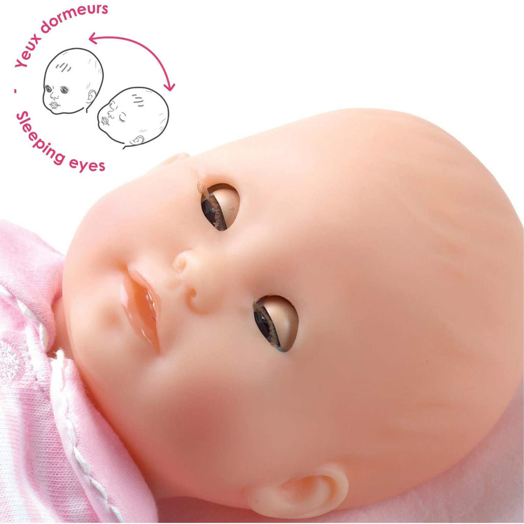 Bebe Calin Charming Pastel Doll Face with Sleeping Eyes