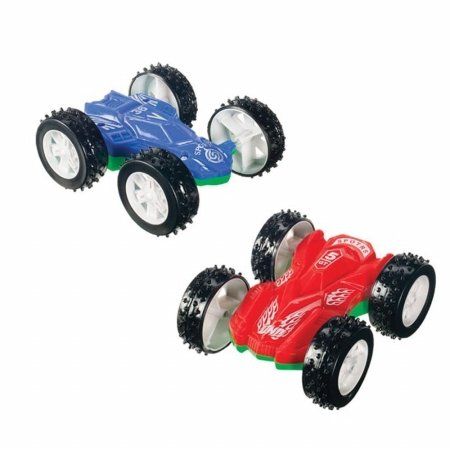 Blue and Red Double Sided Flip Cars