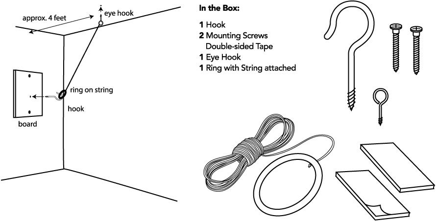 Tiki Toss Mounting Diagram 