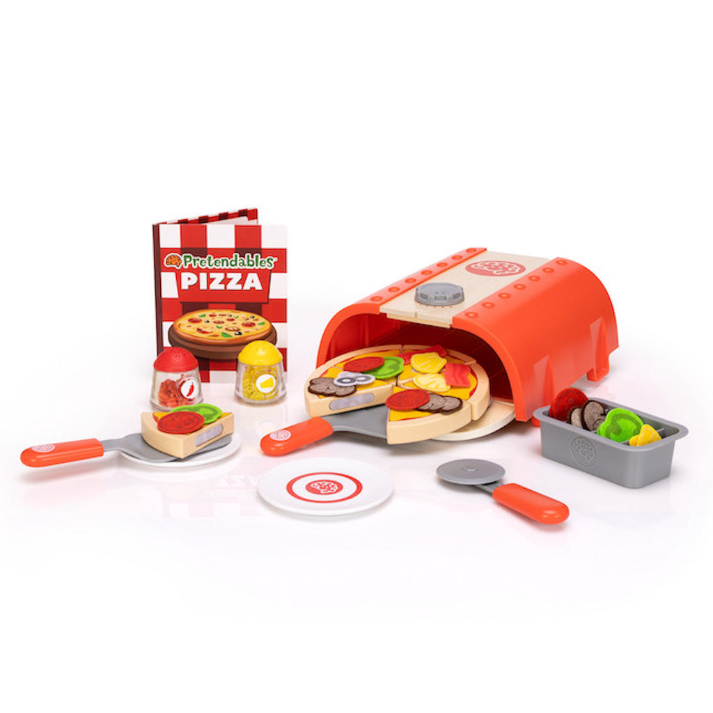 Contents of Pretendables Backyard Pizza Oven Set