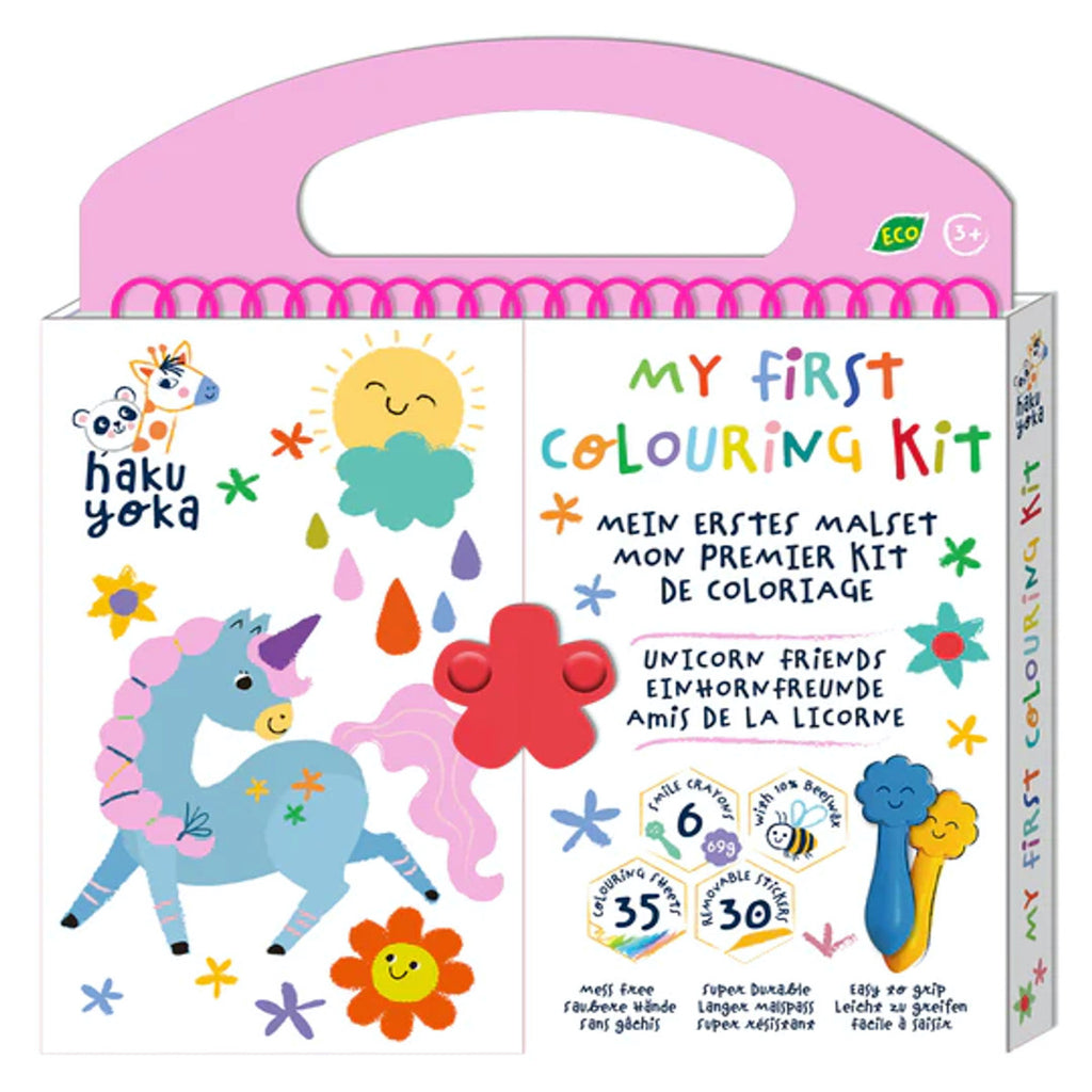 Front of My First Coloring Kit Unicorn Friends