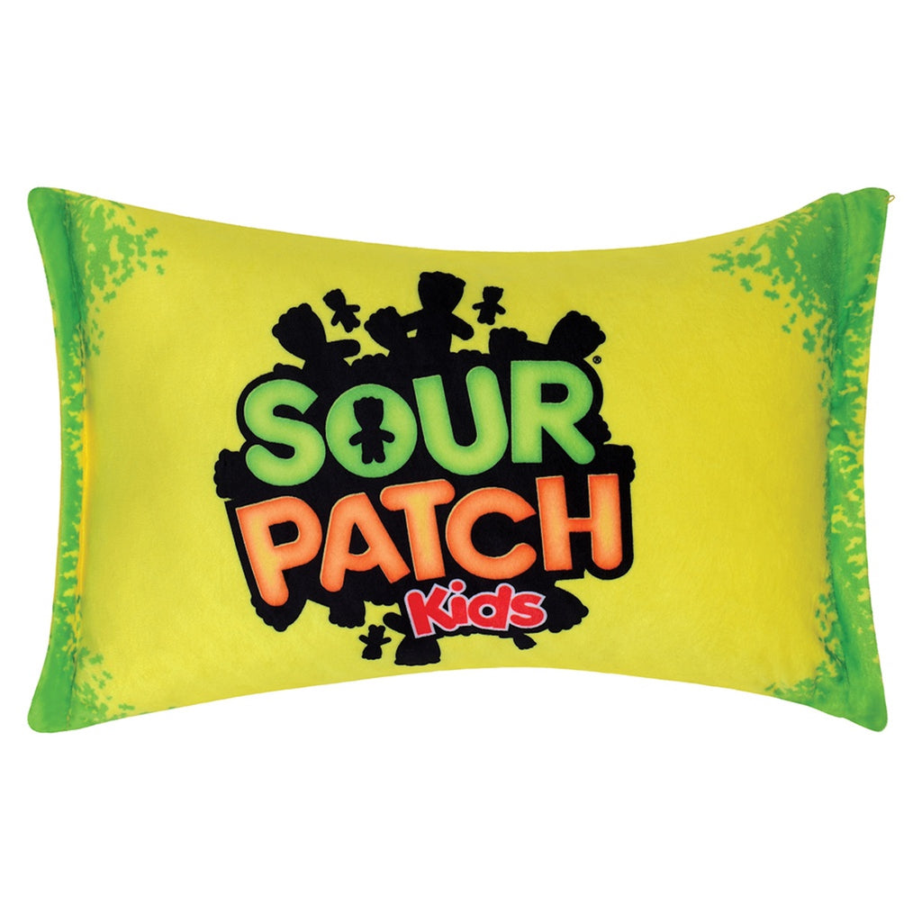Back of sour patch kids pillow