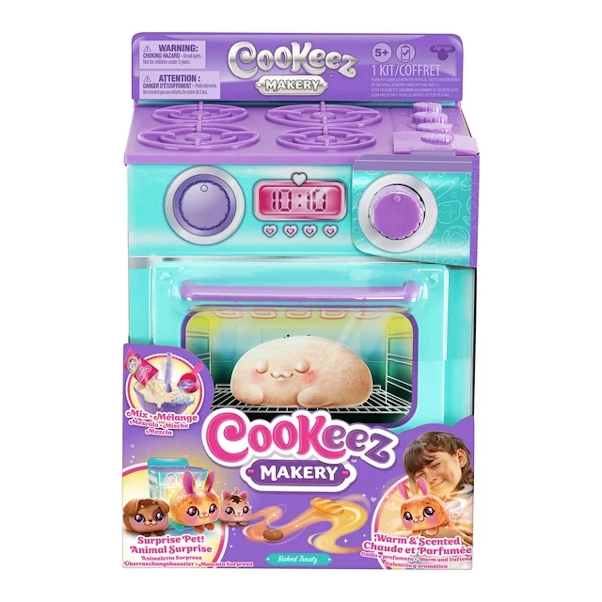 Cookeez Makery Oven Playset: Bread, green-blue - Playpolis