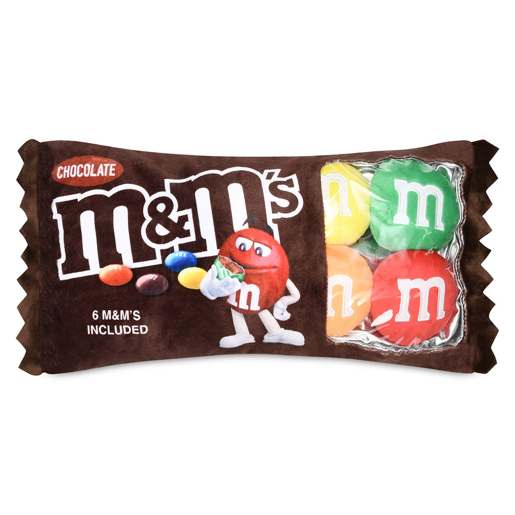 Front of M and M plush