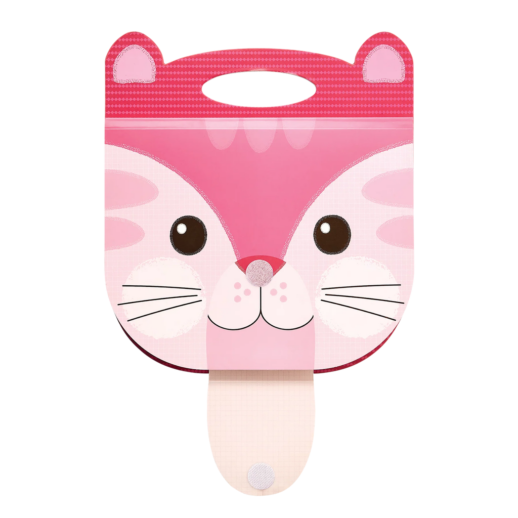Carry Along Sketchbook Cat With Front Closure Opened
