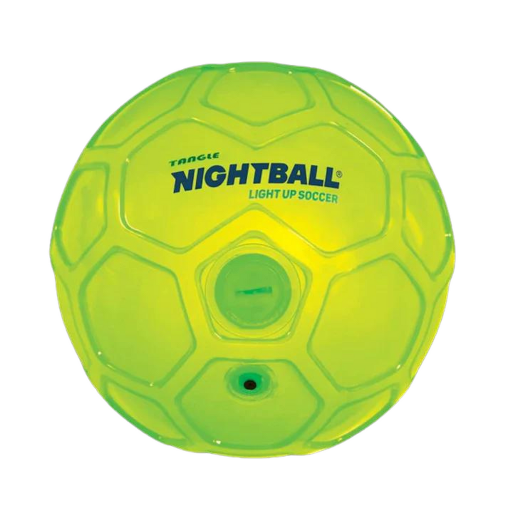 NightBall Soccer Green Lit Up
