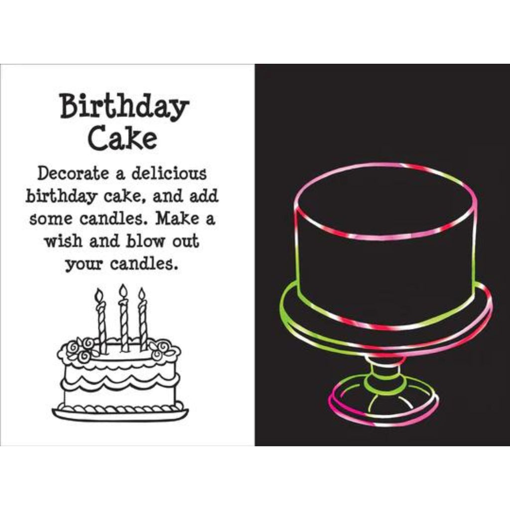 Happy Birthday Scratch &amp; Sketch