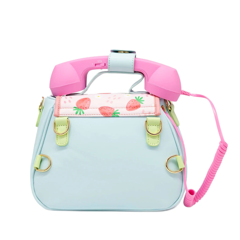 Back of Ring Ring Phone Handbag Strawberry Fields