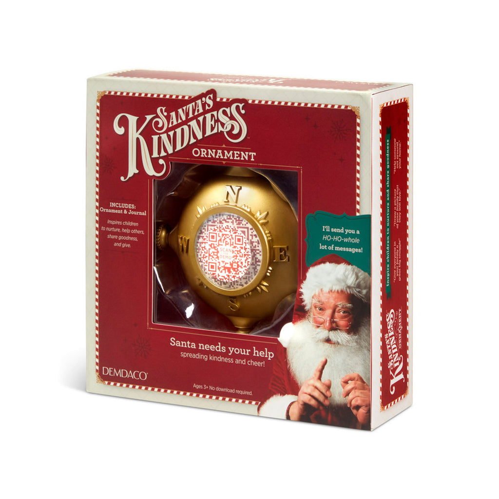 Santa's Kindness Ornament and Journal in Box