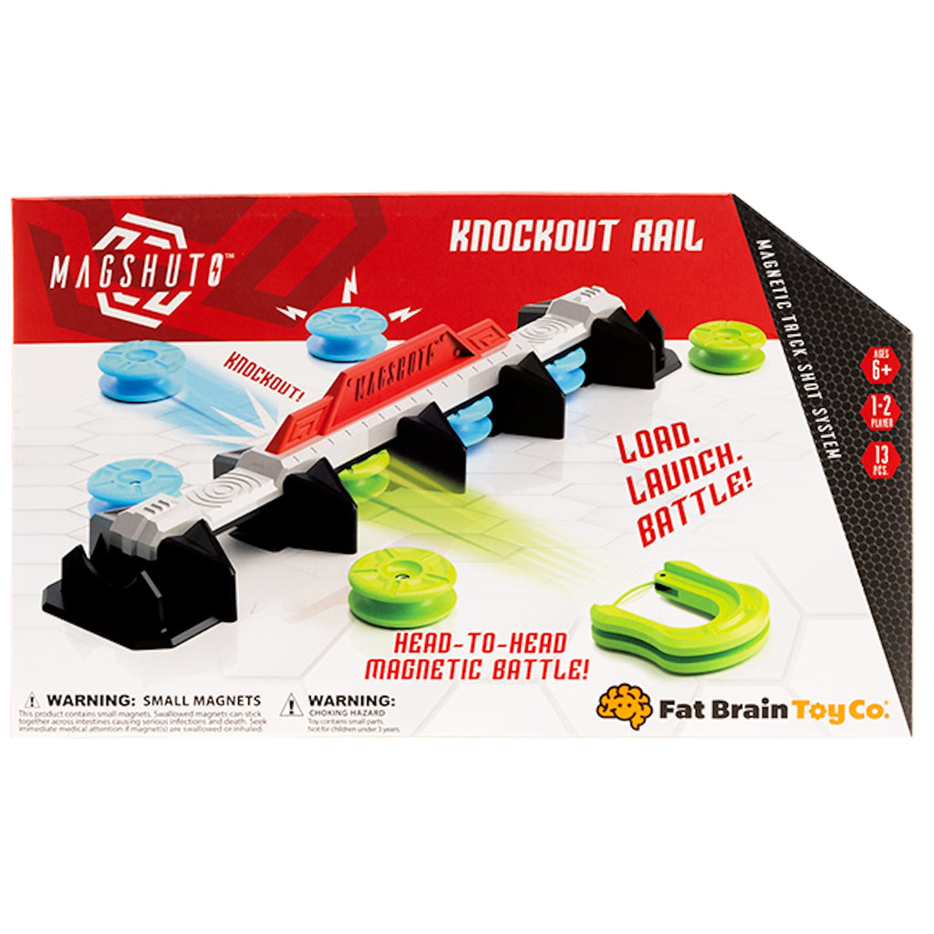 Magshuto Knockout Rail Front of Packaging