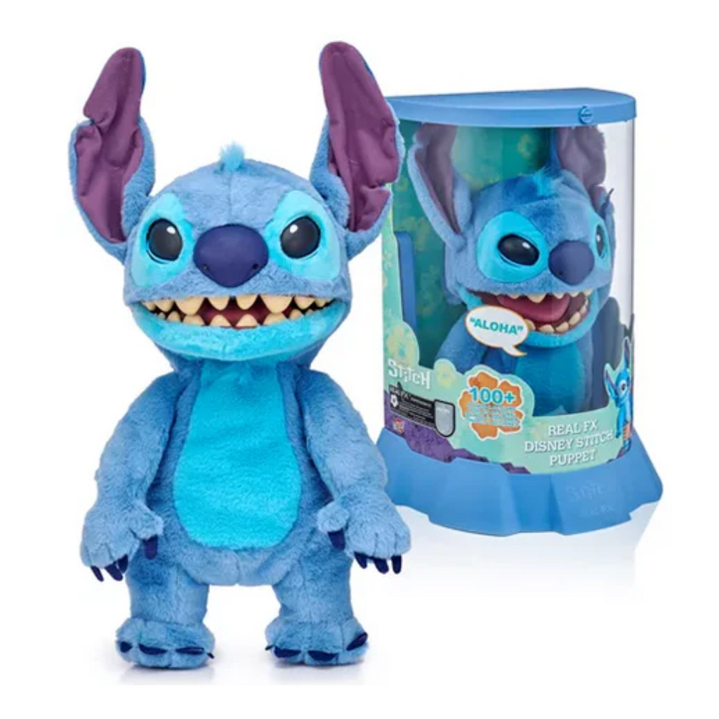 Real FX Stitch Puppet in packaging and one outside of packaging