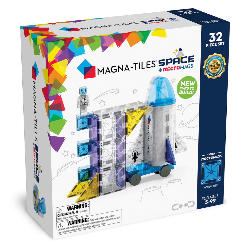 Front of Magna-Tiles Space Set Box