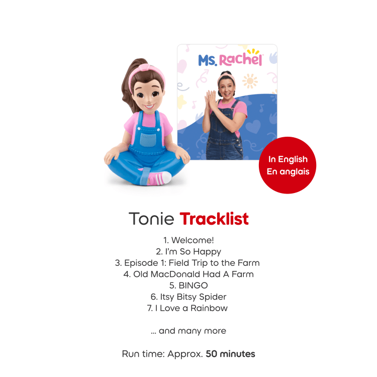 Ms Rachel Tonie with Tracklist