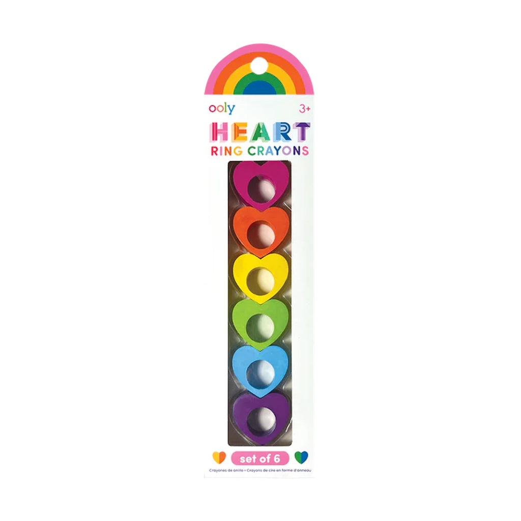 Heart Ring Crayons in Packaging