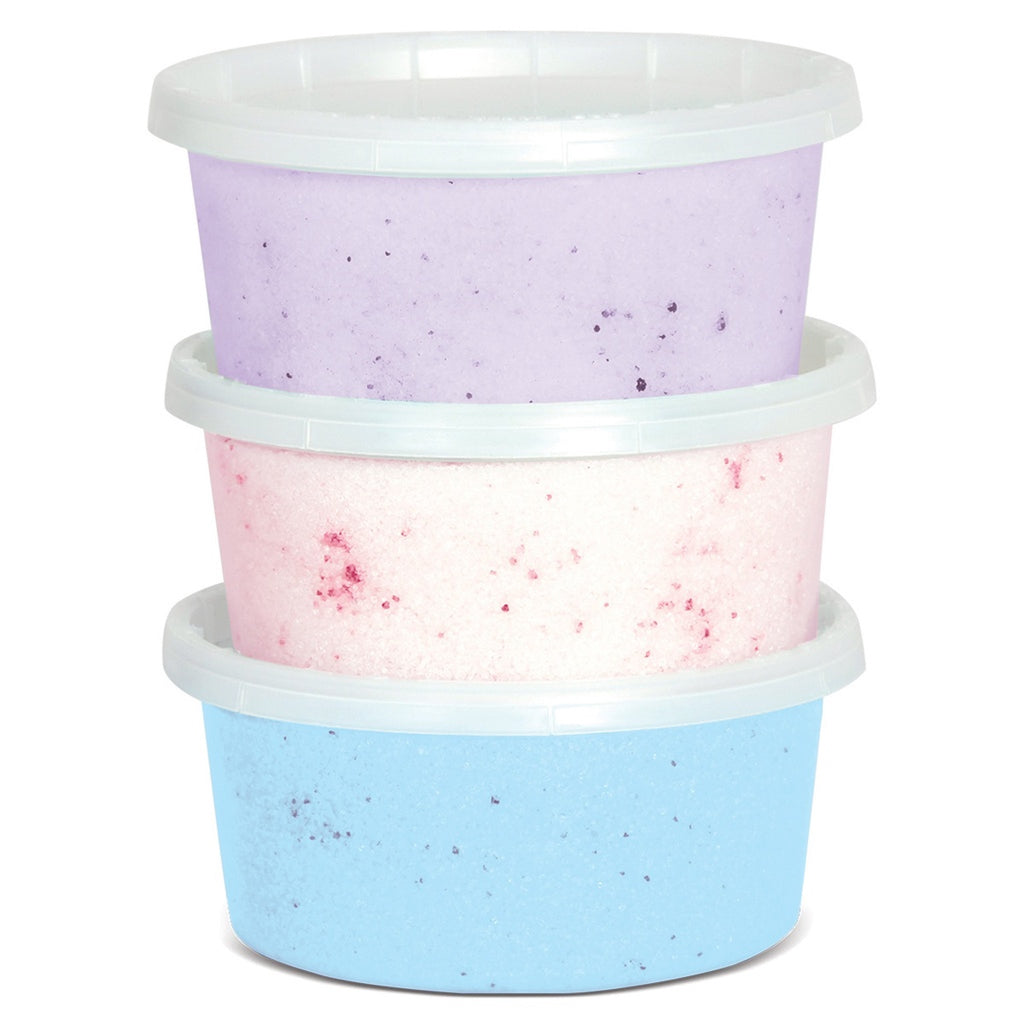 Cotton Candy Sugars in individual containers