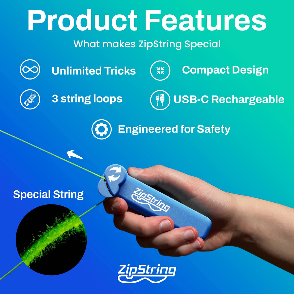 ZipString Bodacious Blue Product Features