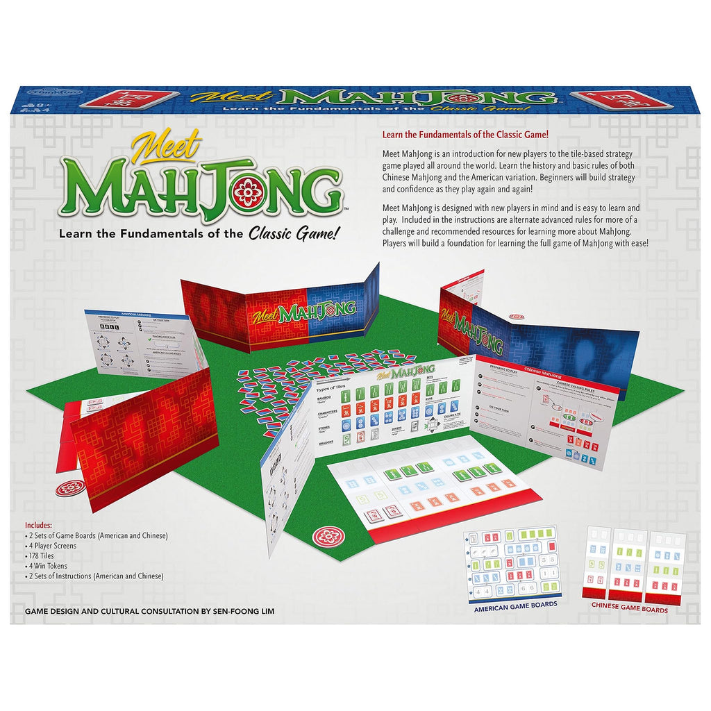 Back of Meet Mahjong Box