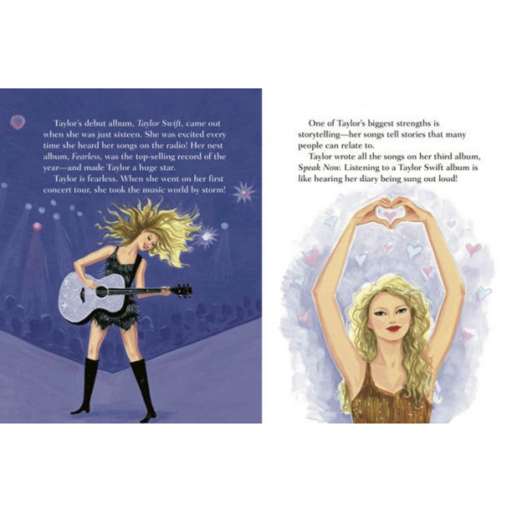 Inside Pages of Taylor Swift Little Golden Book