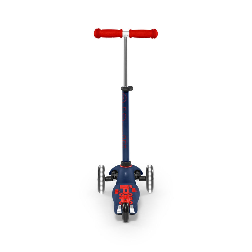 Mini Deluxe LED Scooter- Navy Blue Rear View