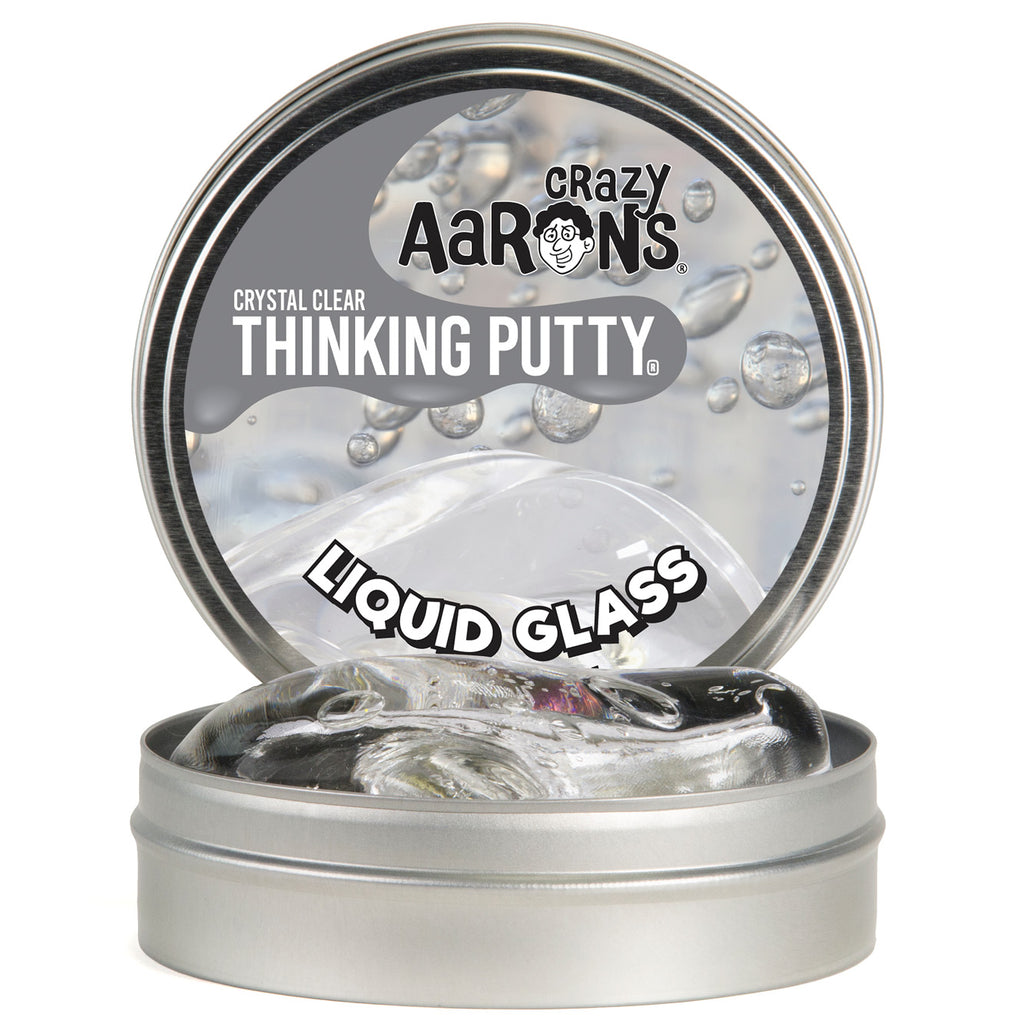Liquid Glass Thinking Putty Inside of Container 