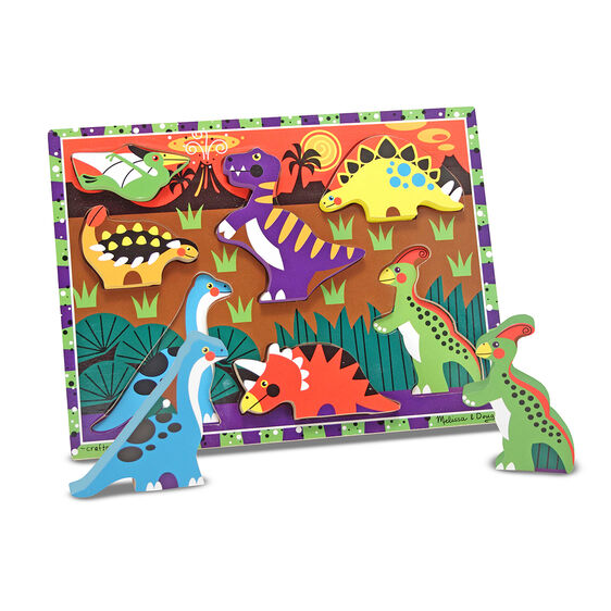 Dinosaurs Chunky Puzzle with Pieces Removed