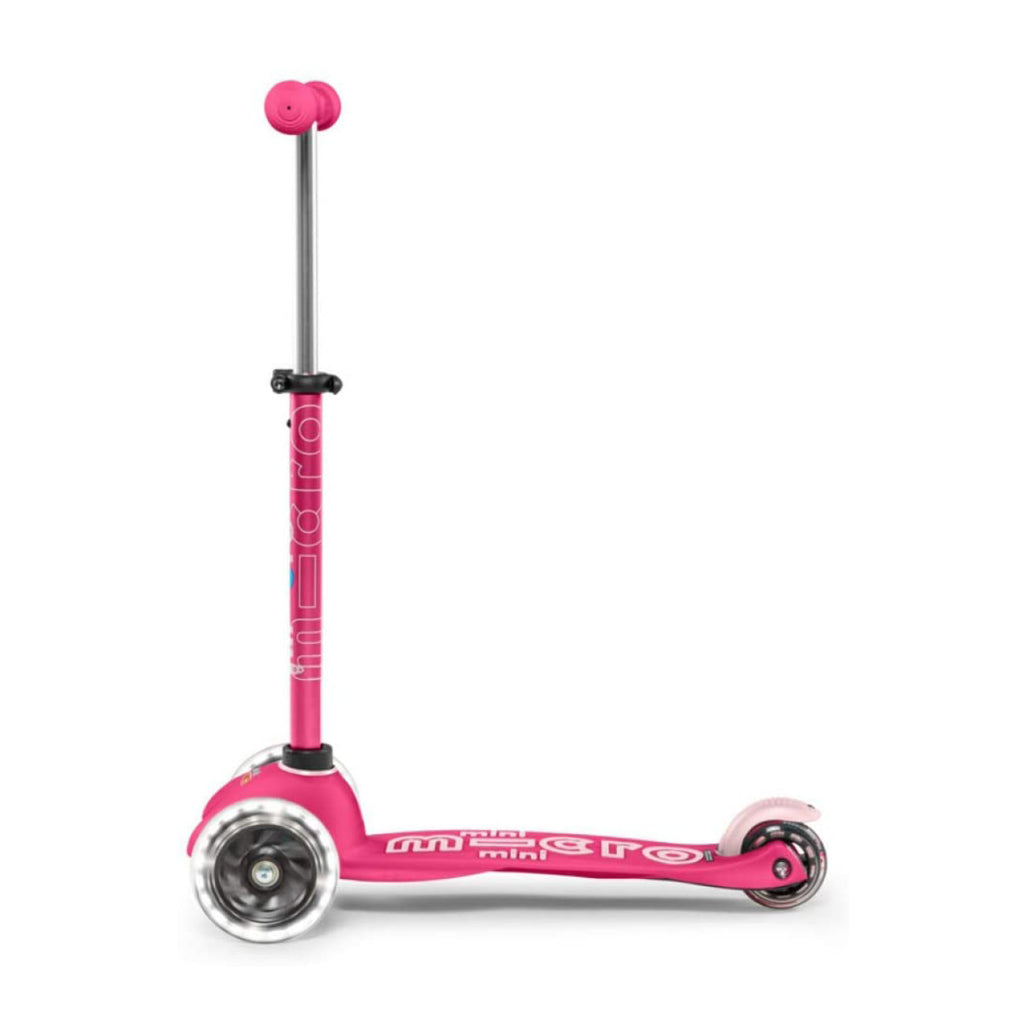 Pink Mini Deluxe LED Side View Scooter