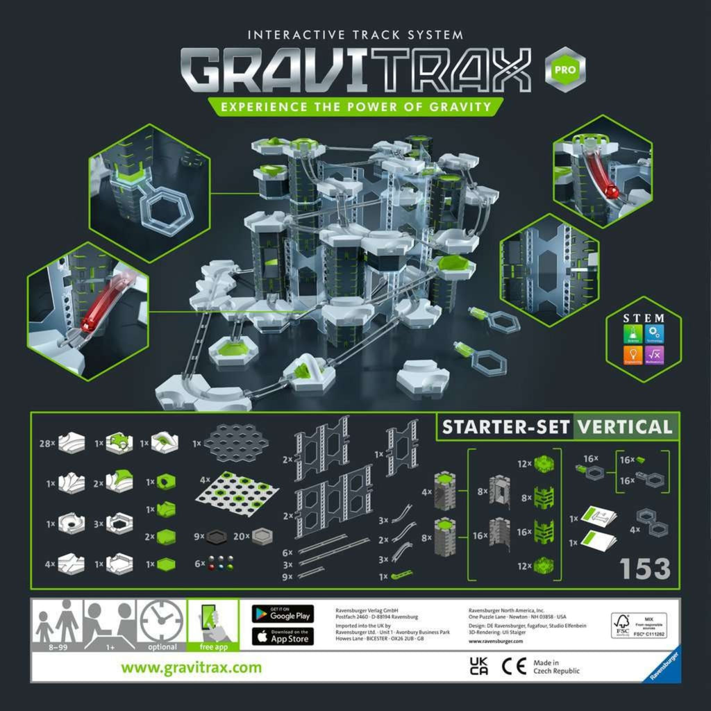 GraviTrax PRO Starter Set Detailed Contents