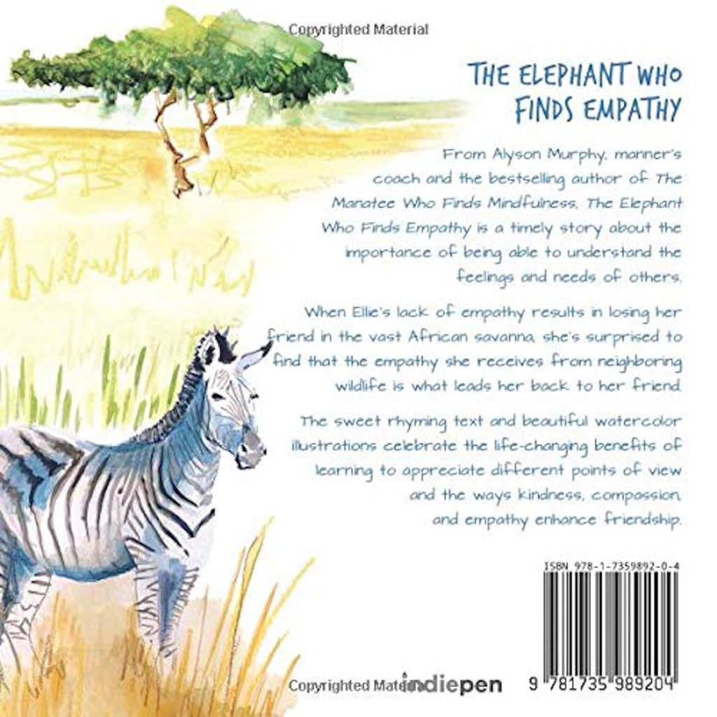 The Elephant Who Finds Empathy Back Cover