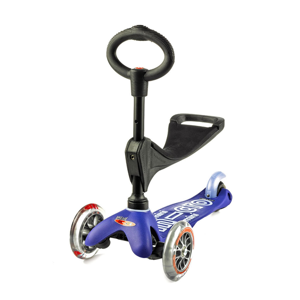 Blue Mini 3in1 Deluxe Scooter Sit and Scoot