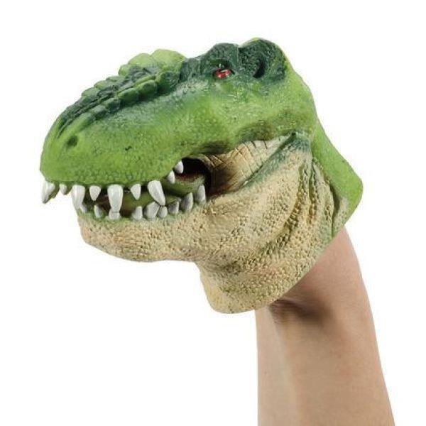 Dinosaur Hand Puppet on Hand