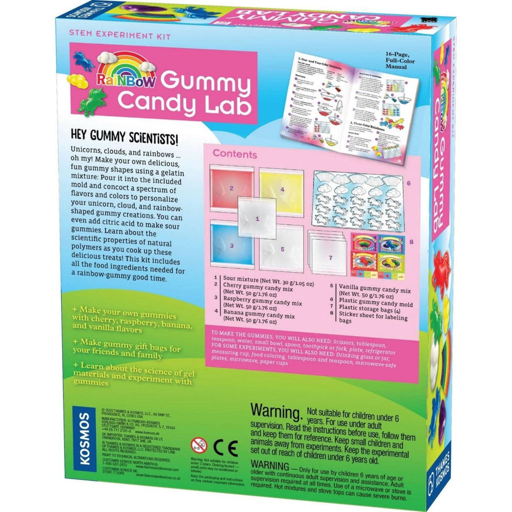 Rainbow Gummy Candy Lab Back Of Box