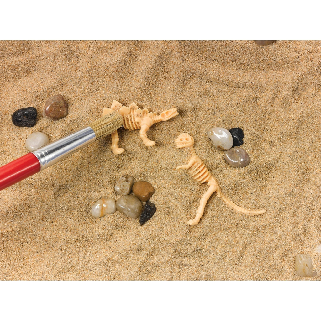 Sensory Bin Dino Dig Sand With Dinosaur Skeletons