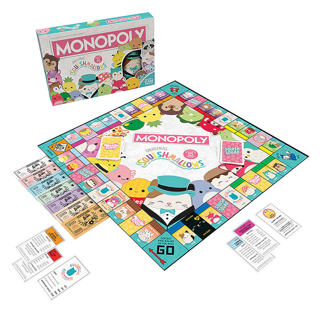 Squishmallow Monopoly Out Of Box