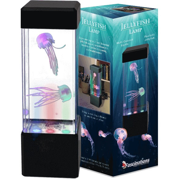 Jellyfish Lamp Box and Lamp Outside of Box