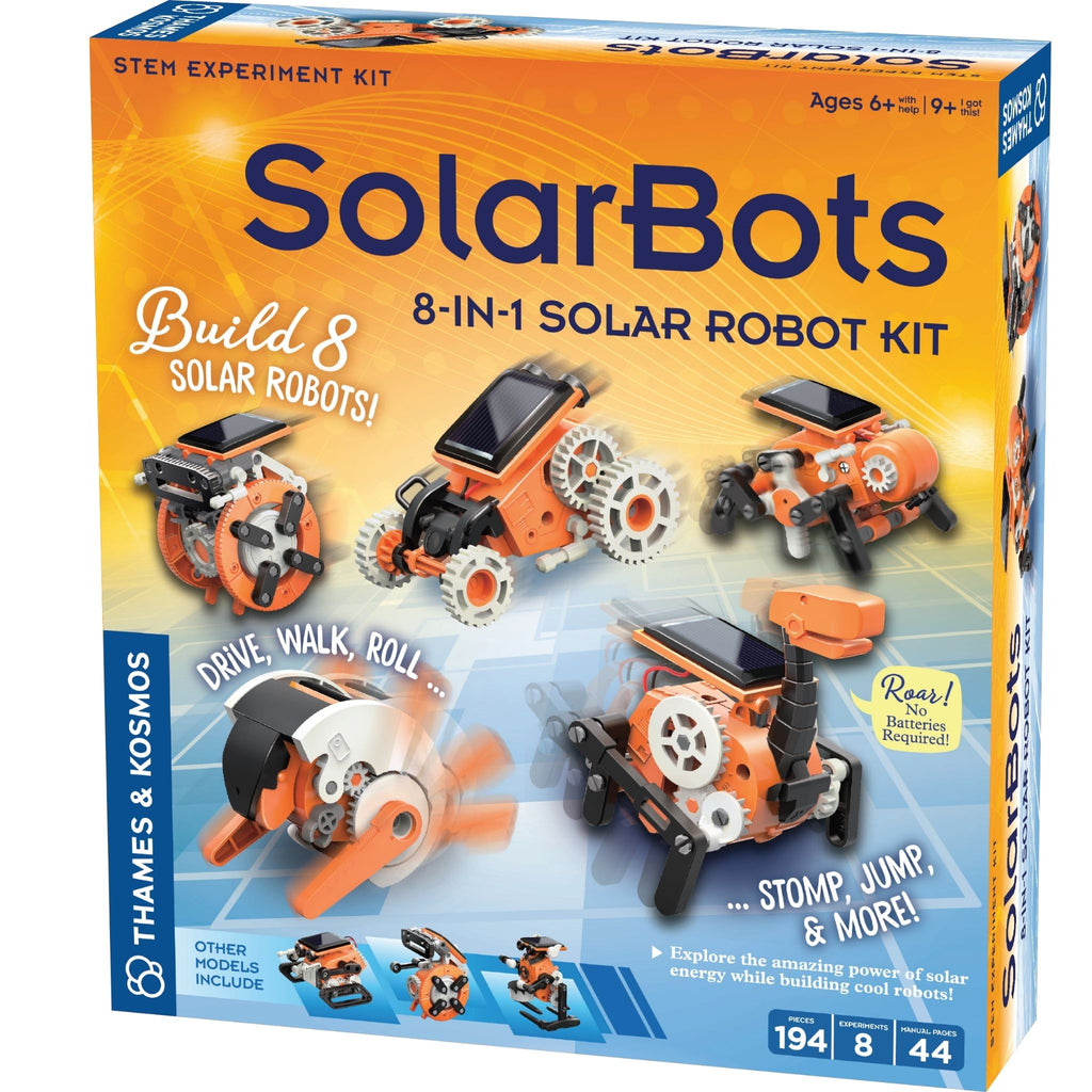 SolarBots: 8-in-1 Solar Robot Kit