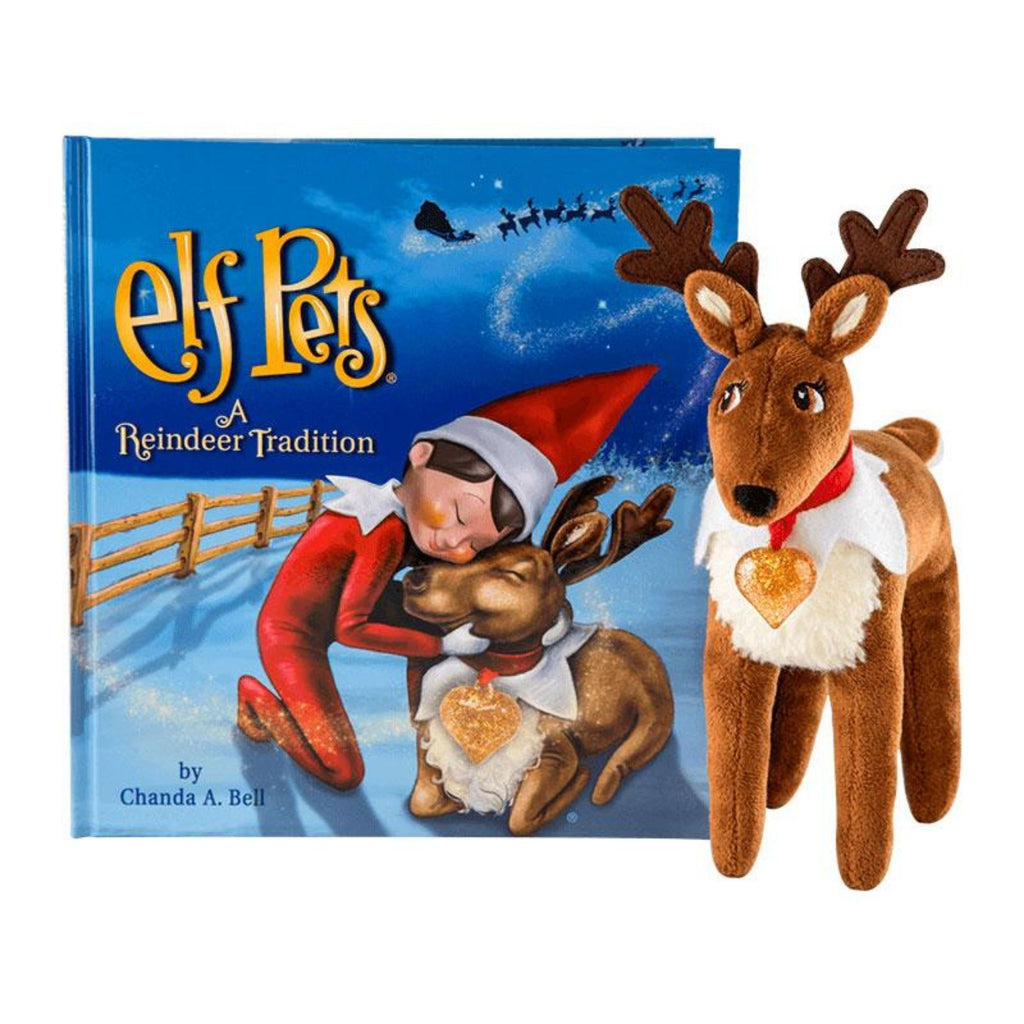 Elf Pets: Reindeer Book and Stuffed Animal