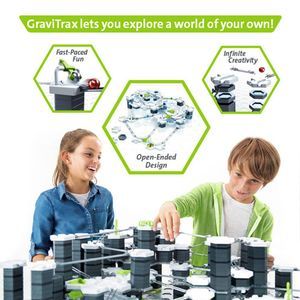 Children playing with GraviTrax Starter Set 
