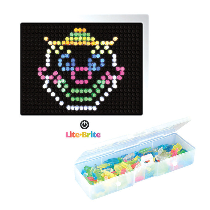 Lite Bright Example of Clown and Contents
