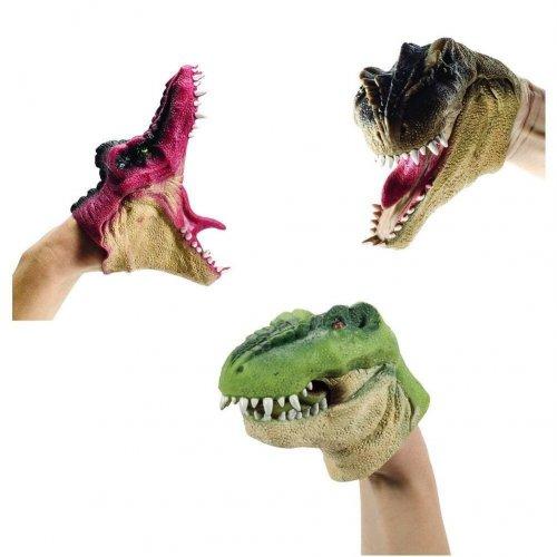 Dinosaur Hand Puppets on 3 Hands 