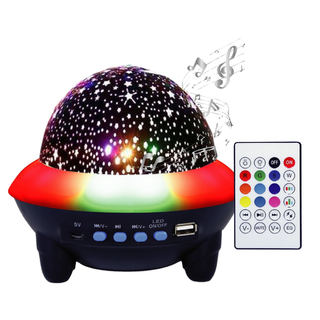 Starlight Sounds Wireless Speaker With LED Light Projector